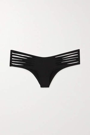 Dakotta Cutout Bikini Briefs - Black