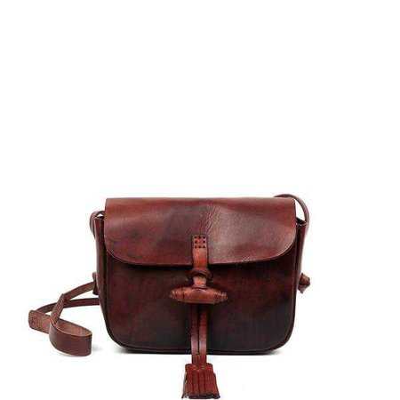 Fashiontage - Brown Crossbody Bag