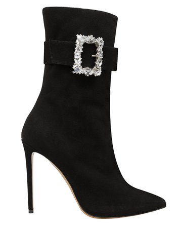 Alexandre Vauthier | Roos Crystal Buckle Booties | INTERMIX®