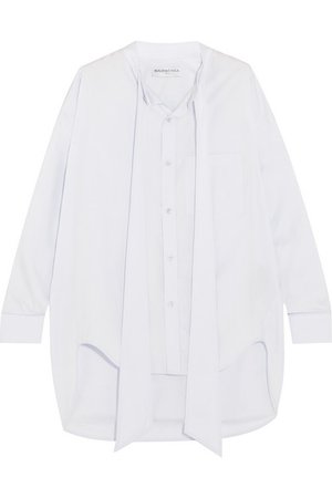Balenciaga | Swing printed cotton-poplin shirt | NET-A-PORTER.COM