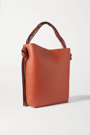 Tan Saturn knotted leather tote | Neous | NET-A-PORTER
