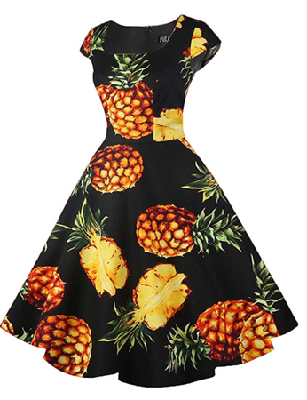 Pineapple Retro dress