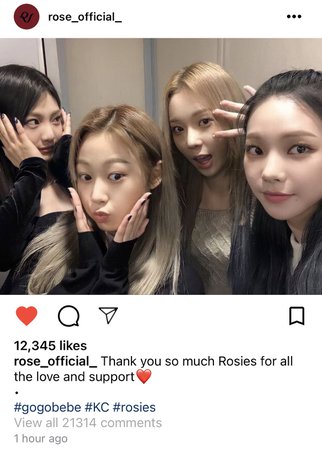 RoSE Official Instagram Post