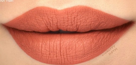 Rust lipstick