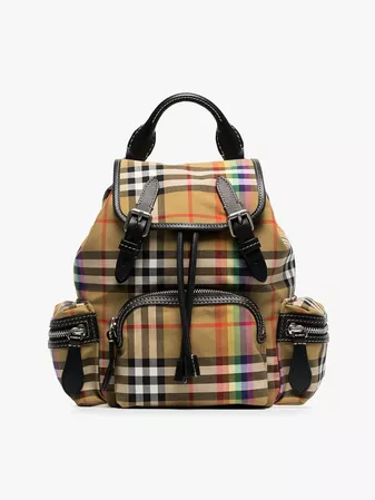 Burberry leather vintage check rucksack | Backpacks | Browns