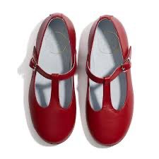 red mary jane shoes