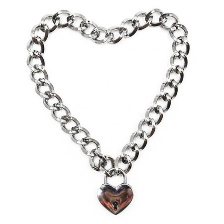 *clipped by @luci-her* HEART LOCK NECKLACE – Boogzel Apparel