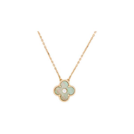 VCA green necklace