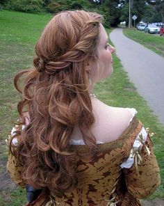 maiden hair princess hair fantasy hair