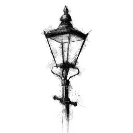 Victorian lamp art