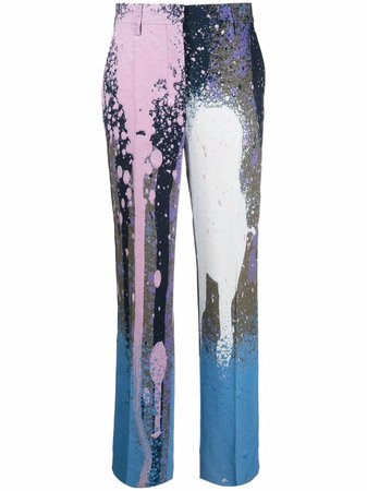 Off-White x KATSU Paint Splatter straight-leg Trousers - Farfetch