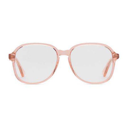 Round-frame acetate glasses - Gucci Women's Sunglasses 520128J00705000
