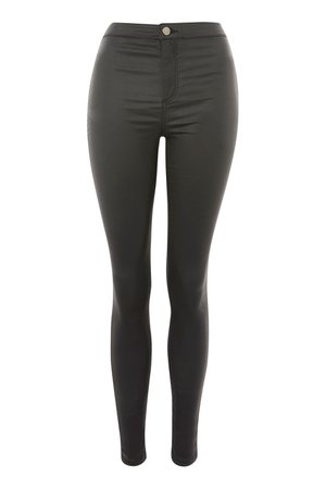 topshop coated jeans