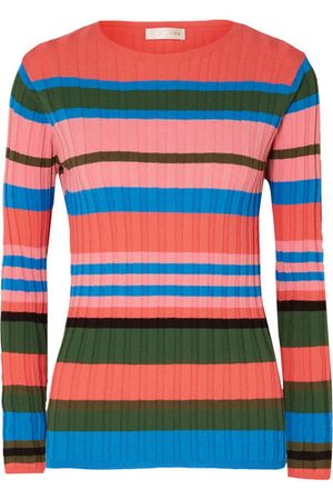Stine Goya | Leonor striped ribbed-knit sweater | NET-A-PORTER.COM
