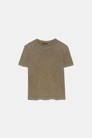 WASHED EFFECT T - SHIRT-View All-T-SHIRTS-WOMAN | ZARA United States