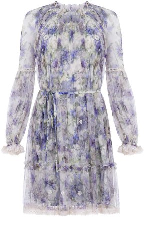 Lilacs Ditsy Mini Dress