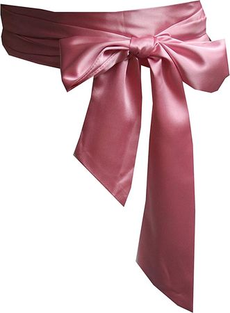 Wedding satin sash belt for special occasion dress bridal sash (Dusty pink)
