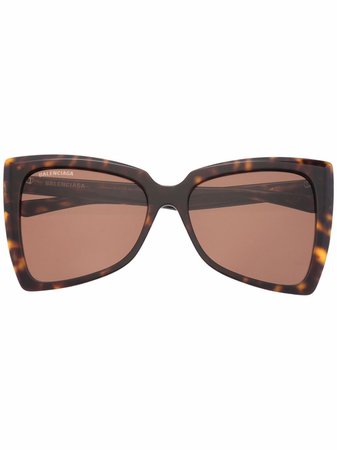 Balenciaga Eyewear butterfly-frame tinted sunglasses - FARFETCH