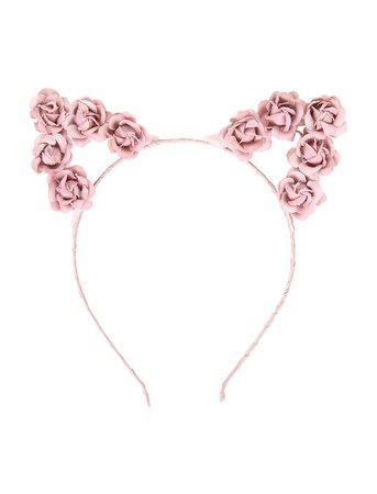 LOVEsick Pink Rose Cat Ears Headband