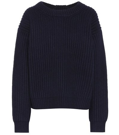 Ribbed wool sweater
