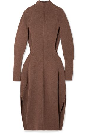 Chloé | Cutout knitted midi dress | NET-A-PORTER.COM