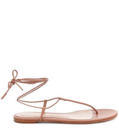 GIANVITO ROSSI Gwenyth leather sandals