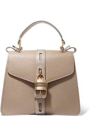 Chloé | Aby medium textured-leather tote | NET-A-PORTER.COM