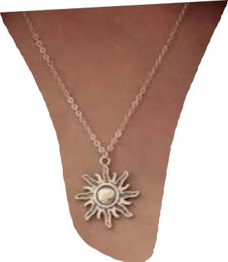 sun necklace