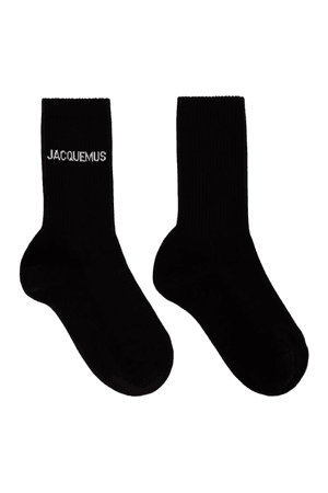 JACQUEMUS Black 'Les Chaussettes Jacquemus' Socks
