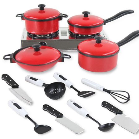 Kids Kitchen Set 13PC Toy Cooking Kit - Life Changing Products