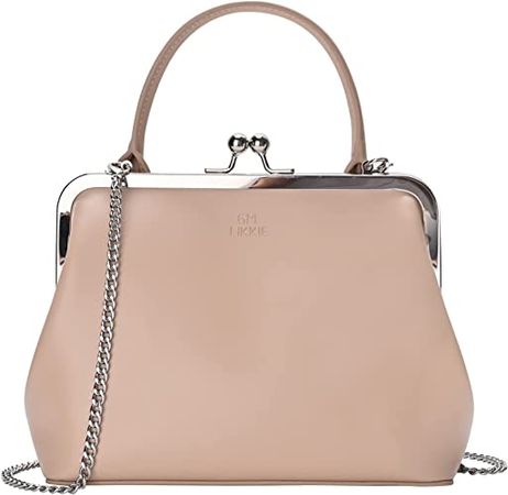 Kiss Lock Purses & Handbags, Crossbody Top-handle Clutch Purse for Women, GM LIKKIE Vintage Evening Clutch Shoulder Bag (Black): Handbags: Amazon.com