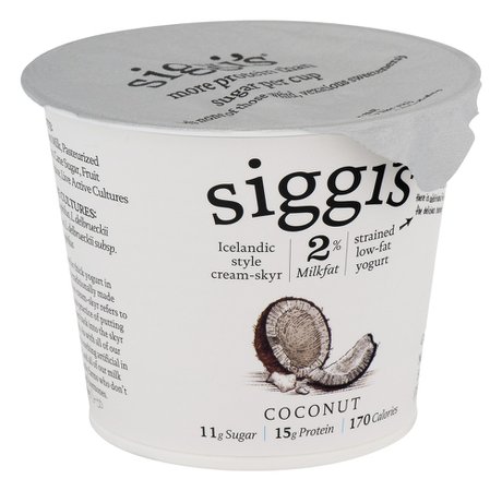 Strained Non-Fat Yogurt Coconut Siggi's 5.3 oz delivery | Cornershop by Uber