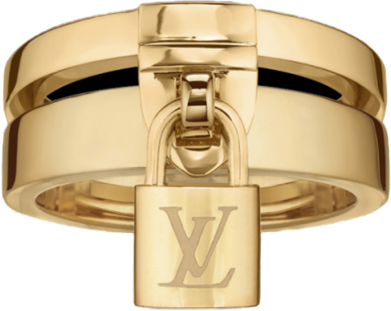 Louis Vuitton Lockit Yellow Gold Ring