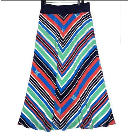 Lilly Pulitzer Stripe Maxi Skirt