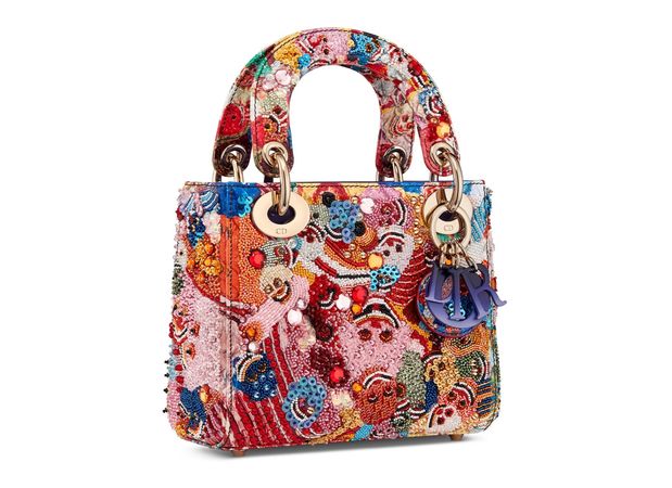Dior X Zhang Huan Dior Lady Art handbag.