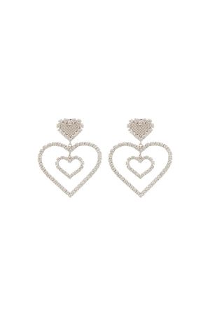 Double hearts earrings – Alessandra Rich