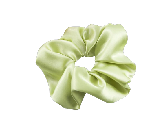 Mint Green Satin Scrunchie | Light Green Scrunchie | Hair Accessories | maid of honour gift | Soft Satin Fabric | Bridesmaid | Easter gift