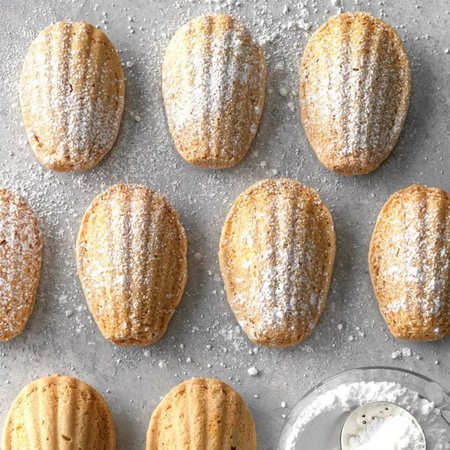 Hazelnut Madeleine Cookies Recipe