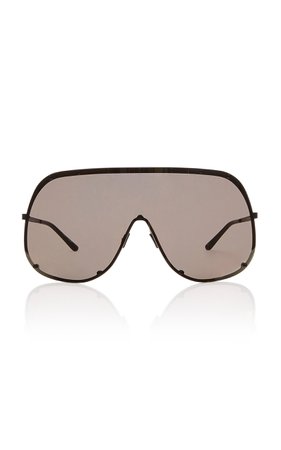 Rick Owens Stainless Steel Mask Sunglasses