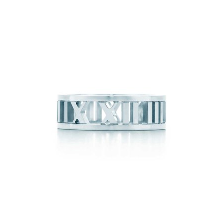 Atlas® open wide ring in sterling silver. | Tiffany & Co.
