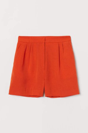 Shorts High Waist - Orange