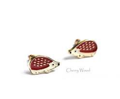 hedgehog earrings - Google Search