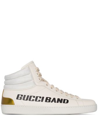 Shop Gucci New Ace high-top sneakers with Express Delivery - FARFETCH