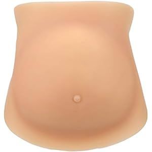 Amazon.com: Fake Pregnancy Belly, Lifelike Skin Color Silicone Artificial Fake Belly Costum, Anti‑Shake Fake Pregnant Belly for Actor Performance Photography Props, Screen Performance, Advertising, etc(M) : Clothing, Shoes & Jewelry