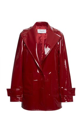 Valentino Patent Leather Jacket