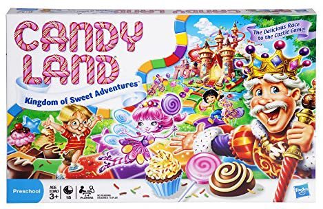 Amazon.com: Hasbro Gaming Candy Land Kingdom Of Sweet Adventures Board Game For Kids Ages 3 & Up (Amazon Exclusive),Red,Original version: Toys & Games