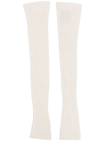 Shop Cashmere In Love Graz cashmere fingerless arm-warmers with Express Delivery - FARFETCH