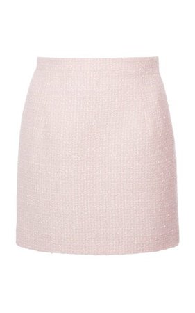 Sequined Wool-Blend Mini Skirt By Alessandra Rich | Moda Operandi