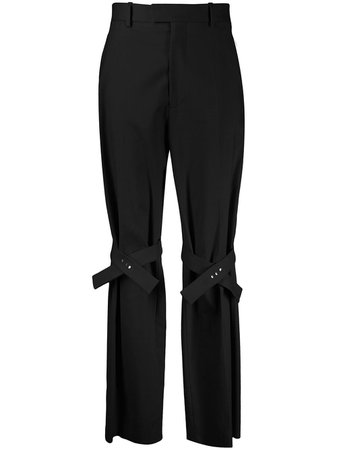 Bottega Veneta high-waist Strap Detail Trousers - Farfetch