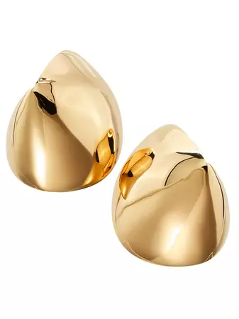 Shop Alexander McQueen Aura Goldtone Mini Domed Earrings | Saks Fifth Avenue